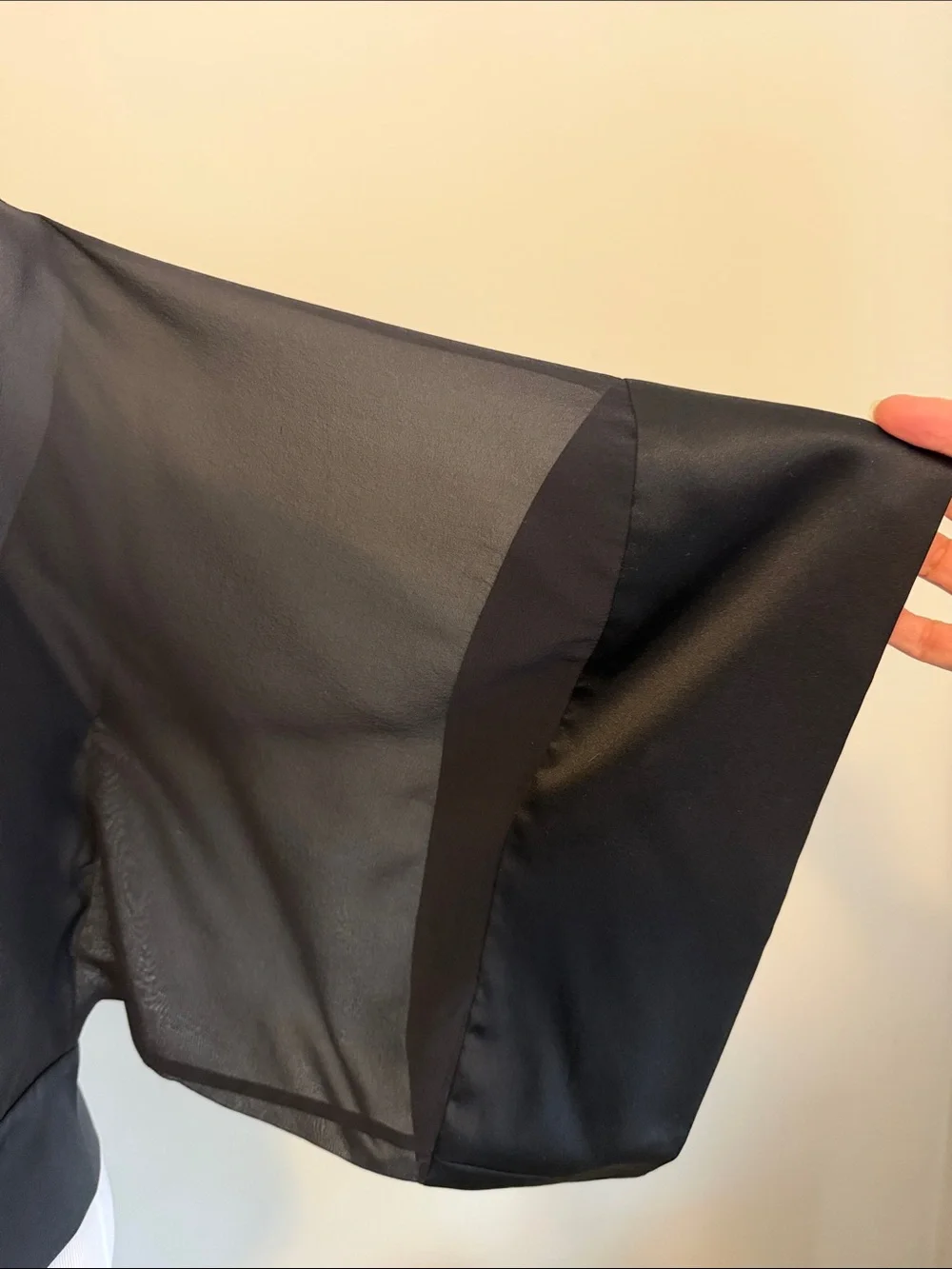 bebe Black Top with Branded Label - Picture 3 of 5